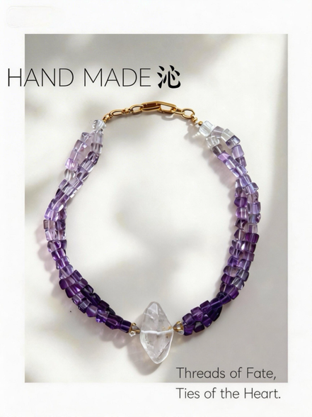 Violet Amethyst Dream Necklace/Bracelet | Quinn Jewelry